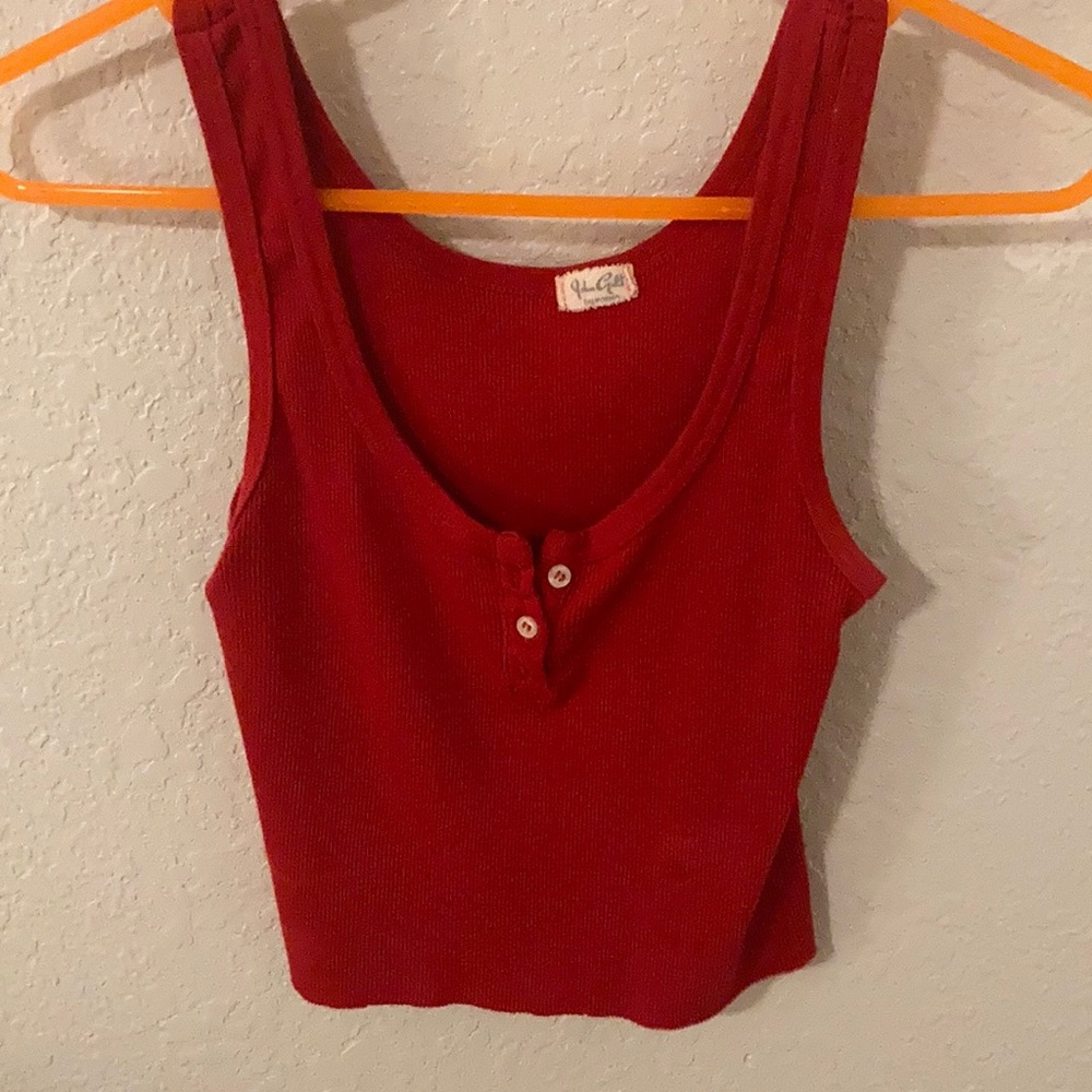 Red brandy top!!!